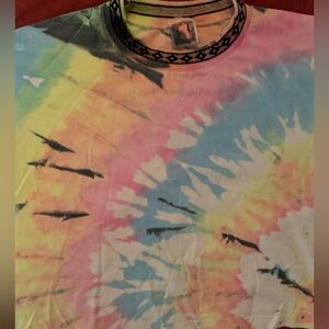 Tie dyed short sleeved top